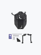 Legundary Custom Vambrace Bash Plate for Kawasaki Versys 650 Black Mild Steel Engine Sump Guard Protection