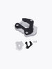 Legundary Custom Brogue Side Stand Base for Kawasaki Versys 650 Black Silver Stainless Steel Mild Steel Stand Enlarger Plate