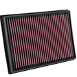 K&N 33-3045 High Flow Washable Air Filter for Toyota Hilux Fortuner Innova Crysta Diesel