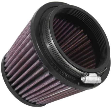 K&N RU-2990 tapered universal high flow air filter close up