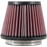 K&N RU-2990 tapered universal high flow air filter close up