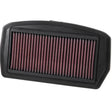 K&N YA-6004 High Flow Air Filter for Yamaha FZ6 and FZ6 Fazer 2004-2009 Performance Upgrade