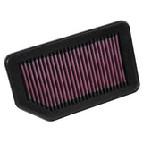 K&N 33-3030 air filter Honda City engine bay