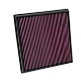 K&N 33-2966 High Flow Washable Lifetime Engine Air Filter for Opel Astra J Chevrolet Cruze Buick Verano Holden Cruze Vauxhall Astra MK6