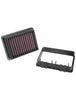 K&N KT-1217 air filter installed in KTM Duke 390 engine bay