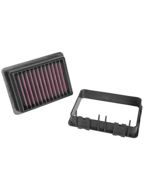 K&N KT-1217 air filter installed in KTM Duke 390 engine bay