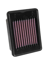 K&N YA-3215 air filter for Yamaha YZF R3 installation view