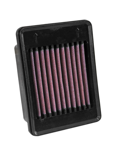 K&N YA-3215 air filter for Yamaha YZF R3 installation view