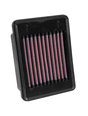 K&N YA-3215 air filter for Yamaha YZF R3 installation view