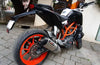 KTM Duke 390 Devil Evolution exhaust 2015 model installed