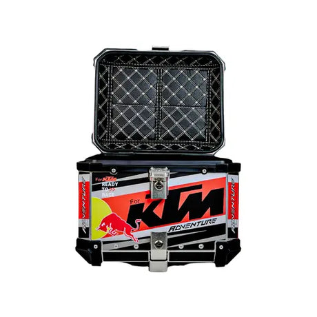 LGP Premium Aluminium KTM Graphics Top Box & Panniers