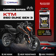 CRANK1 Carbon Rear Brake Pads CFB312 for KTM 250 Duke GEN3 2024-2025