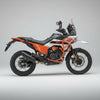 Barrel Rogue 2.0 stainless steel slip-on exhaust with link pipe for KTM Adventure 390 2025