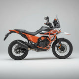 Barrel Rogue 2.0 stainless steel slip-on exhaust with link pipe for KTM Adventure 390 2025