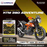 CRANK1 Ceramic Rear Brake Pads CRM359 for KTM 390 Adventure Up to 2024