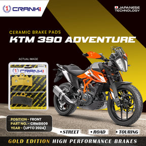 CRANK1 CRM8609 ceramic front brake pads for KTM 390 Adventure