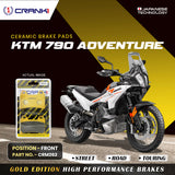 CRANK1 CRM262 ceramic front brake pads for KTM 790 Adventure motorcycle