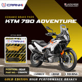 CRANK1 CRM479 ceramic rear brake pads for KTM 790 Adventure motorcycle