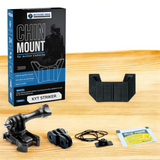 KYT Striker helmet chin mount installed for GoPro POV riding footage