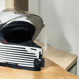 KYT Striker helmet chin mount installed for GoPro POV riding footage
