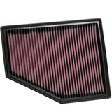 K&N 33-3079 High-Flow Lifetime Washable Engine Air Filter for BMW 740i X5 X6 X7 X3 X4 530i 540i 840i Replacement Panel Air Filter