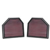 K&N 33-2488 High-Flow Washable Engine Air Filter Kit for BMW M5 M6 M3 M4 M2 Replacement Panel Filters (2 Pack)