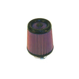 K&N RX-4730 X-Stream High-Flow Universal Air Filter 3 Inch Reusable Washable Performance Engine Intake Filter Red