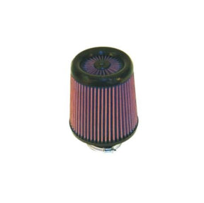 K&N RX-4730 X-Stream High-Flow Universal Air Filter 3 Inch Reusable Washable Performance Engine Intake Filter Red
