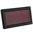 K&N 33-3052 High Flow Reusable Engine Air Filter for Hyundai i20 Elite i20 Bayon Performance Replacement Filter