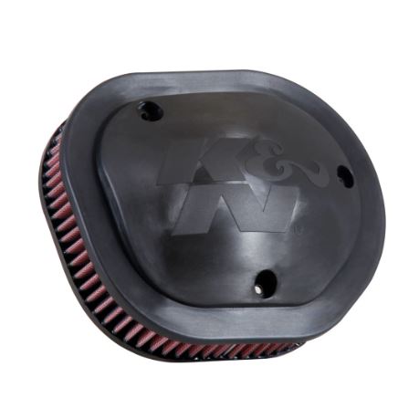 K&N PL-1814 air filter for Indian Chieftain installation view