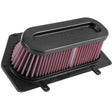 K&N SU-1017 High Flow Lifetime Air Filter for Suzuki GSXR1000 and GSXR1000R 2017-2024