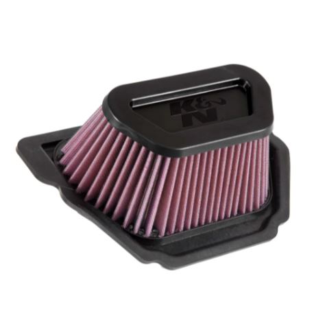 K&N YA-1020 air filter for Yamaha YZF R1 998 installed view