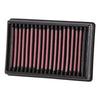 K&N BM-1113 air filter BMW R1200 GS installed view