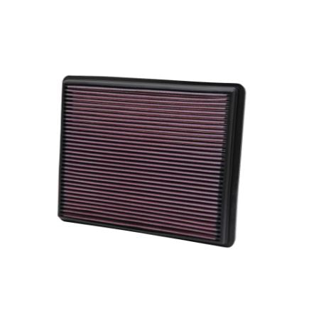 K&N 33-2129 high flow lifetime air filter for Chevrolet GMC Cadillac trucks and SUVs performance panel air filter