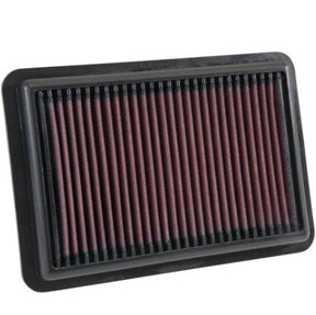 K&N 33-5050 high-flow air filter for Hyundai Elantra 2.0L engine washable performance filter drop-in replacement