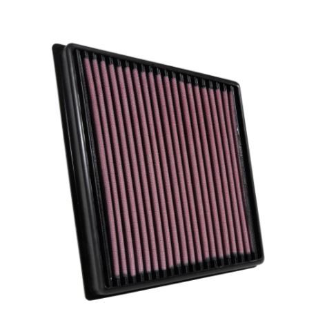 K&N 33-3074 High Flow Washable Engine Air Filter for Jaguar F-PACE XF XE and Range Rover Velar Right Passenger Side Airbox