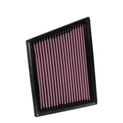 K&N 33-3074 High Flow Washable Engine Air Filter for Jaguar F-PACE XF XE and Range Rover Velar Right Passenger Side Airbox