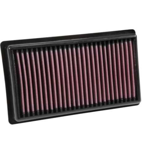 K&N 33-3081 High Flow Washable Reusable Engine Air Filter for Kia Rio Stonic Picanto Hyundai Venue Verna Solaris