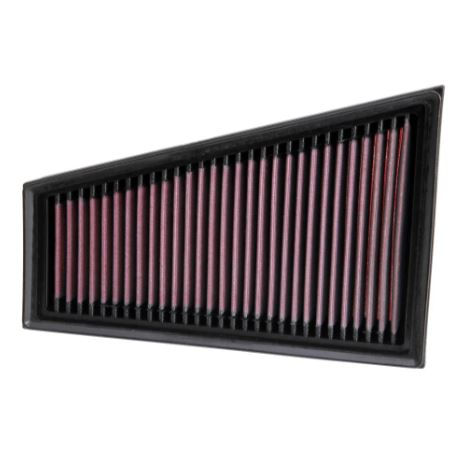 K&N 33-2995 air filter installed in Mercedes A200 engine bay