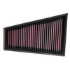 K&N 33-2995 air filter installed in Mercedes A200 engine bay