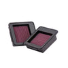 K&N 33-2413 High Flow Performance Air Filter Kit for Nissan GT-R R35 3.8L Twin Turbo V6 Washable Reusable Air Filters