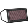 K&N 33-3114 High Flow Washable Engine Air Filter for Maruti Suzuki Baleno Swift Ignis Dzire 1.2L Performance Replacement Filter