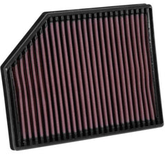 K&N 33-3065 air filter installed in Volvo V90 engine bay