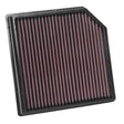 K&N 33-3127 air filter for Volvo XC40 2.0L engine