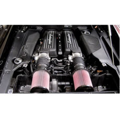 K&N E-0669 High-Flow Lifetime Engine Air Filter Kit 2 Pack for Audi R8 5.2L V10 and Lamborghini Gallardo 5.2L V10 Performance Air Filters