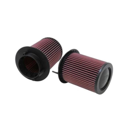 K&N E-0668 High-Flow Washable Engine Air Filter Kit for Audi R8 4.2L V8 2008-2015 Replacement Performance Air Filters