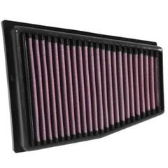 K&N 33-3031 High-Flow Washable Engine Air Filter for Audi RS5 RS4 4.2L V8 Left Side Airbox Performance Panel Filter