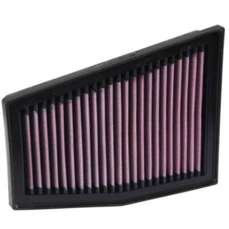 K&N 33-3031 High-Flow Washable Engine Air Filter for Audi RS5 RS4 4.2L V8 Left Side Airbox Performance Panel Filter