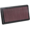 K&N 33-3122 High Flow Washable Lifetime Engine Air Filter for Peugeot 3008 5008 308 508 Citroen C5 Aircross Opel Grandland X Toyota ProAce