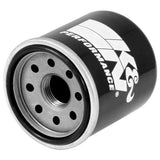 K&N KN-303 High-Flow Motorcycle Oil Filter for Kawasaki and Triumph with 17mm Hex Nut